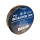 Electrical Insulation PVC Tape Waterproof Flame Retardant 33m x 19mm – Black Electrical Insulation PVC Tape Waterproof Flame Retardant 33m x 19mm – Black