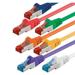 0.5m Ethernet Cable RJ45 Cat6 Network Snagless LAN Fast Internet Patch Lead Color 0.5m Ethernet Cable RJ45 Cat6 Network Snagless LAN Fast Internet Patch Lead Color