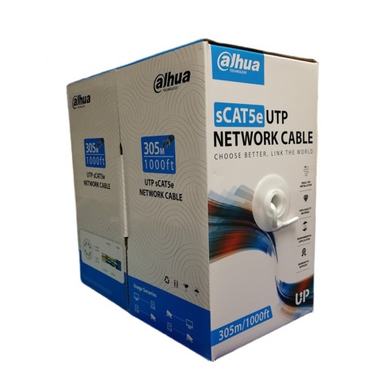 Dahua Indoor Cat5e  UTP Ethernet LAN Cable Network Internet CCTV Cable  305m 
