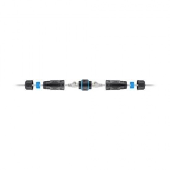 Outdoor CAT6A RJ45 Coupler - Dustproof Waterproof IP67