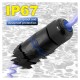 Outdoor CAT6A RJ45 Coupler - Dustproof Waterproof IP67