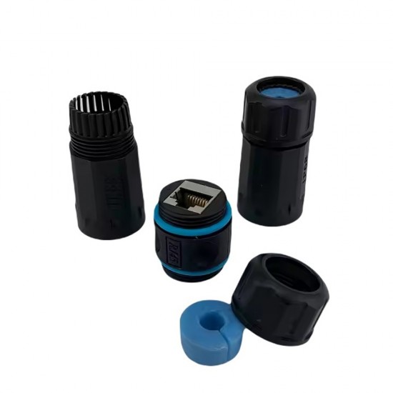 Outdoor CAT6A RJ45 Coupler - Dustproof Waterproof IP67