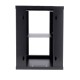10 Inch 9U Wall Mount Server Cabinet Network Rack Enclosure Locking Glass Door