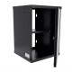 10 Inch 9U Wall Mount Server Cabinet Network Rack Enclosure Locking Glass Door