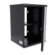 10 Inch 9U Wall Mount Server Cabinet Network Rack Enclosure Locking Glass Door