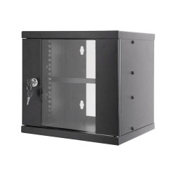 10 Inch 6U Wall Mount Rack Flatpacked Networking Cabinet 300mm Black with Lock 10 Inch 6U Wall Mount Rack Flatpacked Networking Cabinet 300mm Black with Lock