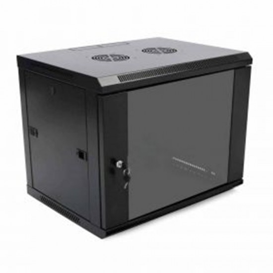 Revez Data Rack Network Cabinet Wall Mounted 570mm Width 9U450 from Satcity.ie Ireland Limerick Revez Data Rack Network Cabinet Wall Mounted 570mm Width 9U450