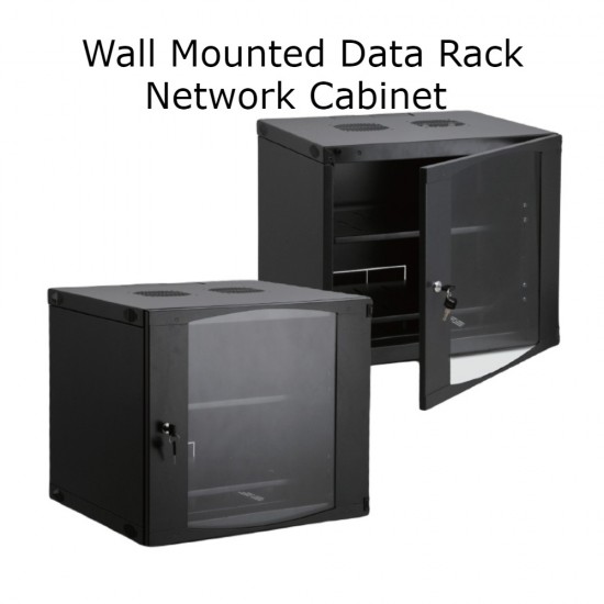 Revez Data Rack Network Cabinet Wall Mounted 570mm Width 12U 600