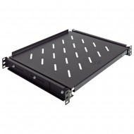 1U Sliding Shelf 350mm Deep Vented Server Rack Cabinet AV Network Equipment