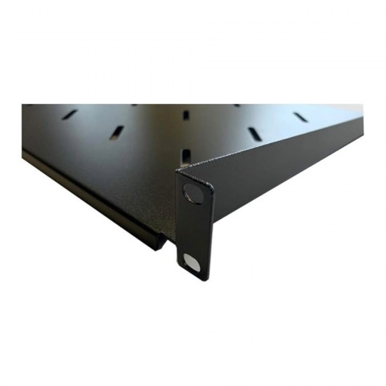 Cantilever 1U Shelf 300mm Deep Vented Server Rack Cabinet AV Network Equipment 