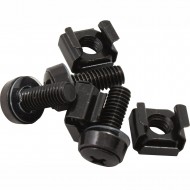 M6 x 12mm Cage Nuts Rack Mount Screws Washers for Rack Mount Server (50 Pack)
