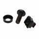 M6 x 12mm Cage Nuts Rack Mount Screws Washers for Rack Mount Server (50 Pack)