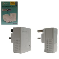 TP-LINK AV1000 GIGABIT Powerline Adapter Kit TL-PA7017 1 Port