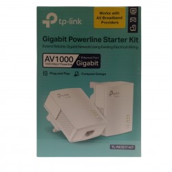 TP-LINK AV1000 GIGABIT Powerline Adapter Kit TL-PA7017 1 Port