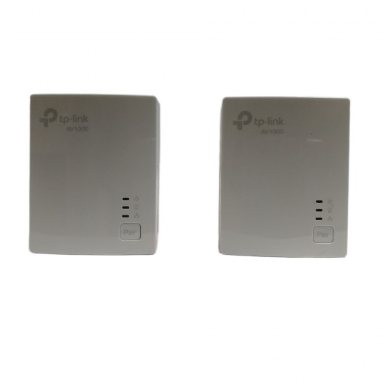 TP-LINK AV1000 GIGABIT Powerline Adapter Kit TL-PA7017 1 Port