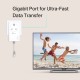 TP-LINK TL-PA7017P AV1000 Gigabit Passthrough Powerline Starter Kit
