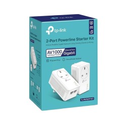 TP-LINK TL-PA7027P AV1000 Gigabit Passthrough Powerline Starter Kit