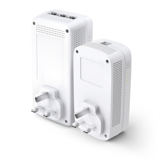 TP-Link AV1300 TL-WPA8631P KIT-V3 Gigabit Passthrough Powerline Wi-Fi Kit from Satcity.ie Ireland Limerick TP-Link AV1300 TL-WPA8631P KIT-V3 Gigabit Passthrough Powerline Wi-Fi Kit