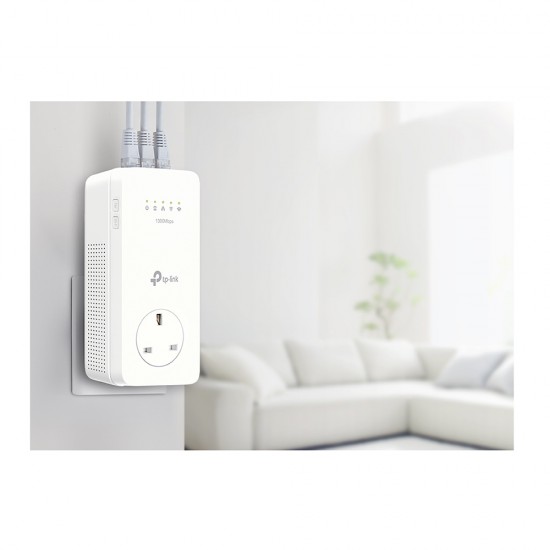 TP-Link AV1300 TL-WPA8631P KIT-V3 Gigabit Passthrough Powerline Wi-Fi Kit from Satcity.ie Ireland Limerick TP-Link AV1300 TL-WPA8631P KIT-V3 Gigabit Passthrough Powerline Wi-Fi Kit