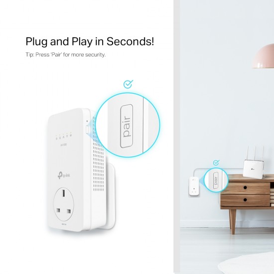TP-Link AV1300 TL-WPA8631P KIT-V3 Gigabit Passthrough Powerline Wi-Fi Kit from Satcity.ie Ireland Limerick TP-Link AV1300 TL-WPA8631P KIT-V3 Gigabit Passthrough Powerline Wi-Fi Kit