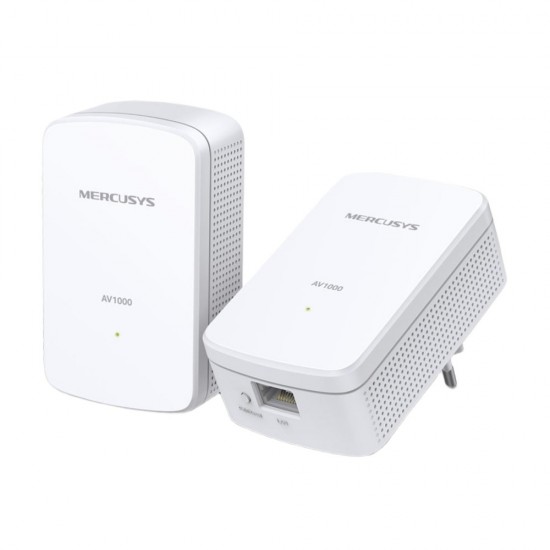 Mercusys AV1000 Powerline Adapter Kit MP500 Extender 300m Range Speed 1000 Mbps from Satcity.ie  Ireland Limerick