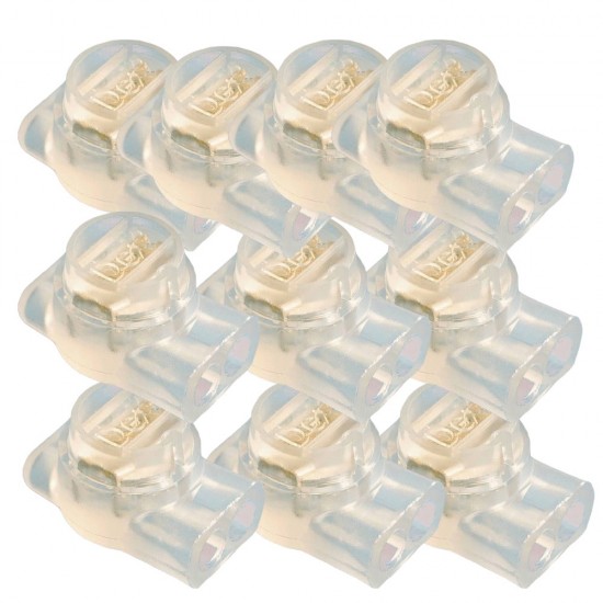 2 WAY GEL FILLED JELLY CONNECTOR CRIMPS EXTERNAL INTERNAL CABLE TELEPHONE 10
