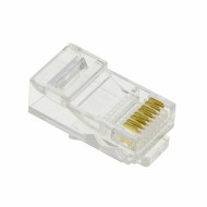 RJ45 ETHERNET CONNECTOR CRIMP PLUG CAT5 CAT5E NETWORK CABLE ENDS 1
