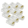 RJ45 ETHERNET CONNECTOR CRIMP PLUG CAT5 CAT5E NETWORK CABLE ENDS 10