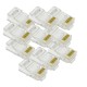 RJ45 ETHERNET CONNECTOR CRIMP PLUG CAT5 CAT5E NETWORK CABLE ENDS 10
