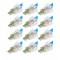 Easy Push Through CAT6 RJ45 Pass Through CAT6 Ends Ethernet Connector (100)
