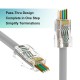 Easy Push Through CAT6 RJ45 Pass Through CAT6 Ends Ethernet Connector (10) from Satcity.ie Ireland Limerick Easy Push Through CAT6 RJ45 Pass Through CAT6 Ends Ethernet Connector (10)
