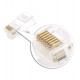 Easy Push Through CAT6 RJ45 Pass Through CAT6 Ends Ethernet Connector (10) from Satcity.ie Ireland Limerick Easy Push Through CAT6 RJ45 Pass Through CAT6 Ends Ethernet Connector (10)