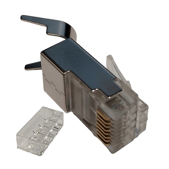 CAT6A FTP Shielded RJ45 Ethernet Connector 10 from Satcity.ie Ireland Limerick CAT6A FTP Shielded RJ45 Ethernet Connector 10