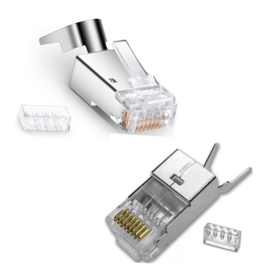 CAT6A FTP Shielded RJ45 Ethernet Connector 10 from Satcity.ie Ireland Limerick CAT6A FTP Shielded RJ45 Ethernet Connector 10