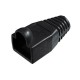 BLACK RJ45 STRAIN RELIEF BOOT PLUG CONNECTOR BOOTS FOR CAT 6 ETHERNET CABLE 100