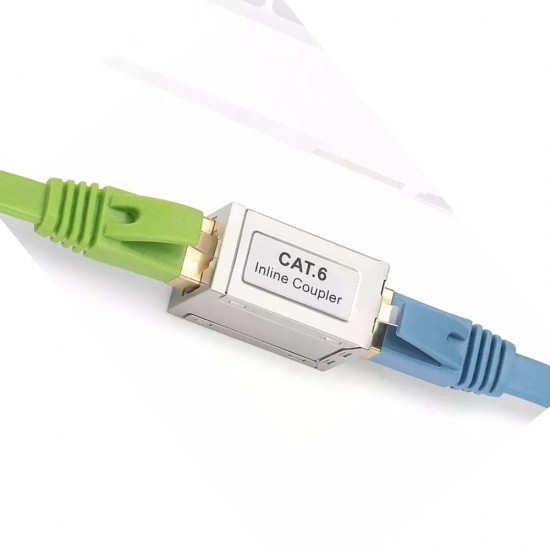 CAT6 RJ45 Coupler PoE Female to Female Shielded Ethernet Cable Extender