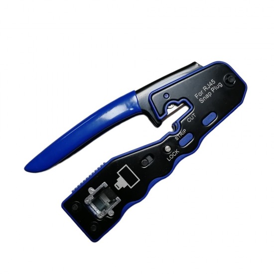 RJ45 Pass Through Crimper Tool, Ethernet Crimper EZ Network Crimping Tool Cat5,6