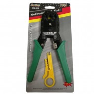 RJ45 RJ11 CRIMPING TOOL NETWORK LAN ETHERNET CABLE CUTTER STRIPPER CONNECTORS