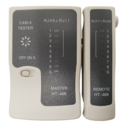 Professional RJ45 RJ11 Cat5e Cat6 Super Network Lan Cable Tester Test Tool