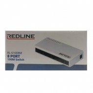 REDLINE 8 Port Network Switch 10/100 RL-S1008M