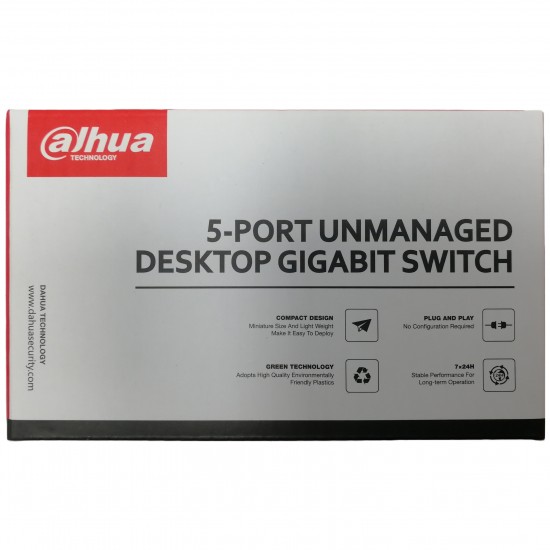 5 Port Gigabit Network Switch 10/100/1000 Dahua PFS3005-5GT-LWhite from Satcity.ie Ireland Limerick 5 Port Gigabit Network Switch 10/100/1000 Dahua PFS3005-5GT-L White
