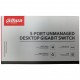 5 Port Gigabit Network Switch 10/100/1000 Dahua PFS3005-5GT-L
