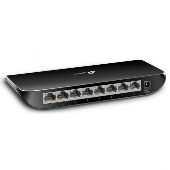 Tp-link 8 Port Gigabit Desktop Switch 10/100/1000Mbps Wired Ethernet Lan Hub from Satcity.ie Ireland Limerick Tp-link 8 Port Gigabit Desktop Switch 10/100/1000Mbps Wired Ethernet Lan Hub