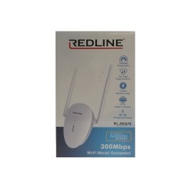 REDLINE WI-FI RANGE SIGNAL EXTENDER RL-RE876 REPEATER BOOSTER ITHERNET AMPLIFIER