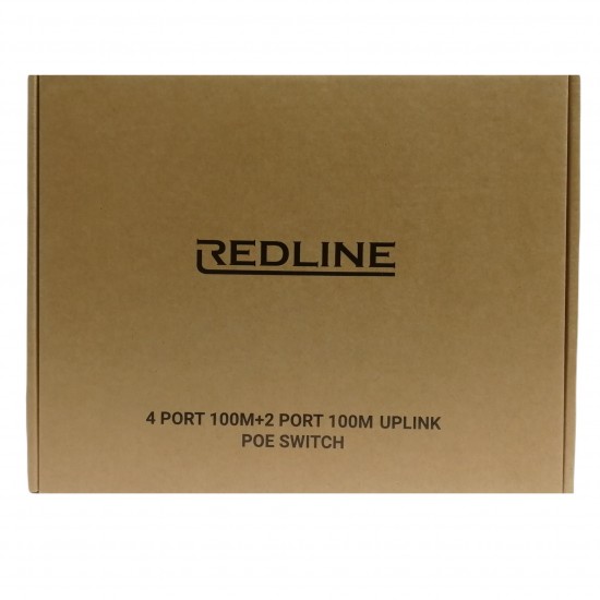 4 Port PoE Network Switch (4 Port 100 Mbps + 2 port 100m uplink)