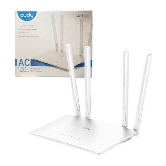Cudy WR1200 1200Mbps Dual Band WiFi Router