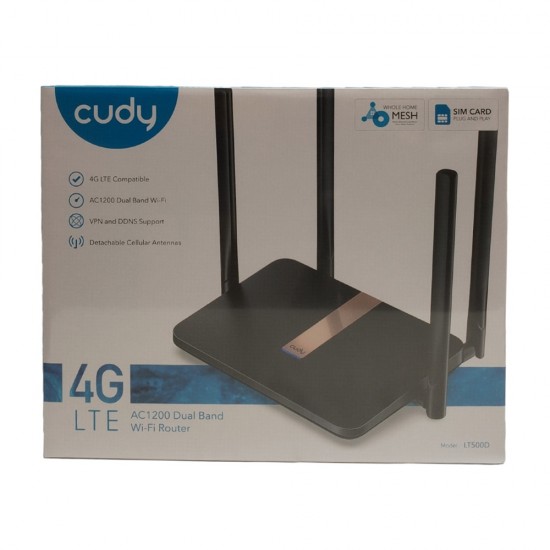 Cudy 4G LTE Cat4 1200mbps WiFi Router