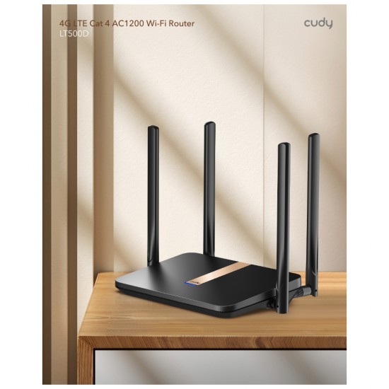 Cudy 4G LTE Cat4 1200mbps WiFi Router