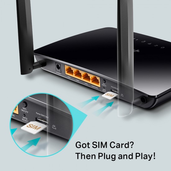 Wireless Dual Band 4G LTE Router AC750 MR200 from Satcity.ie Ireland Limerick Wireless Dual Band 4G LTE Router AC750 MR200 sim card