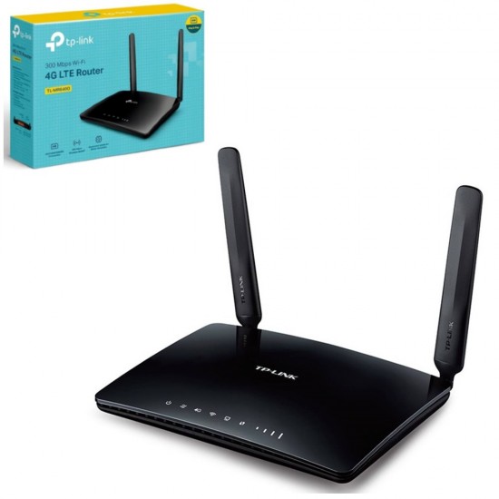 UNLOCKED TP-LINK TL-MR6400 300 MBPS WIRELESS N 4G ROUTER VER.5 SIM Card